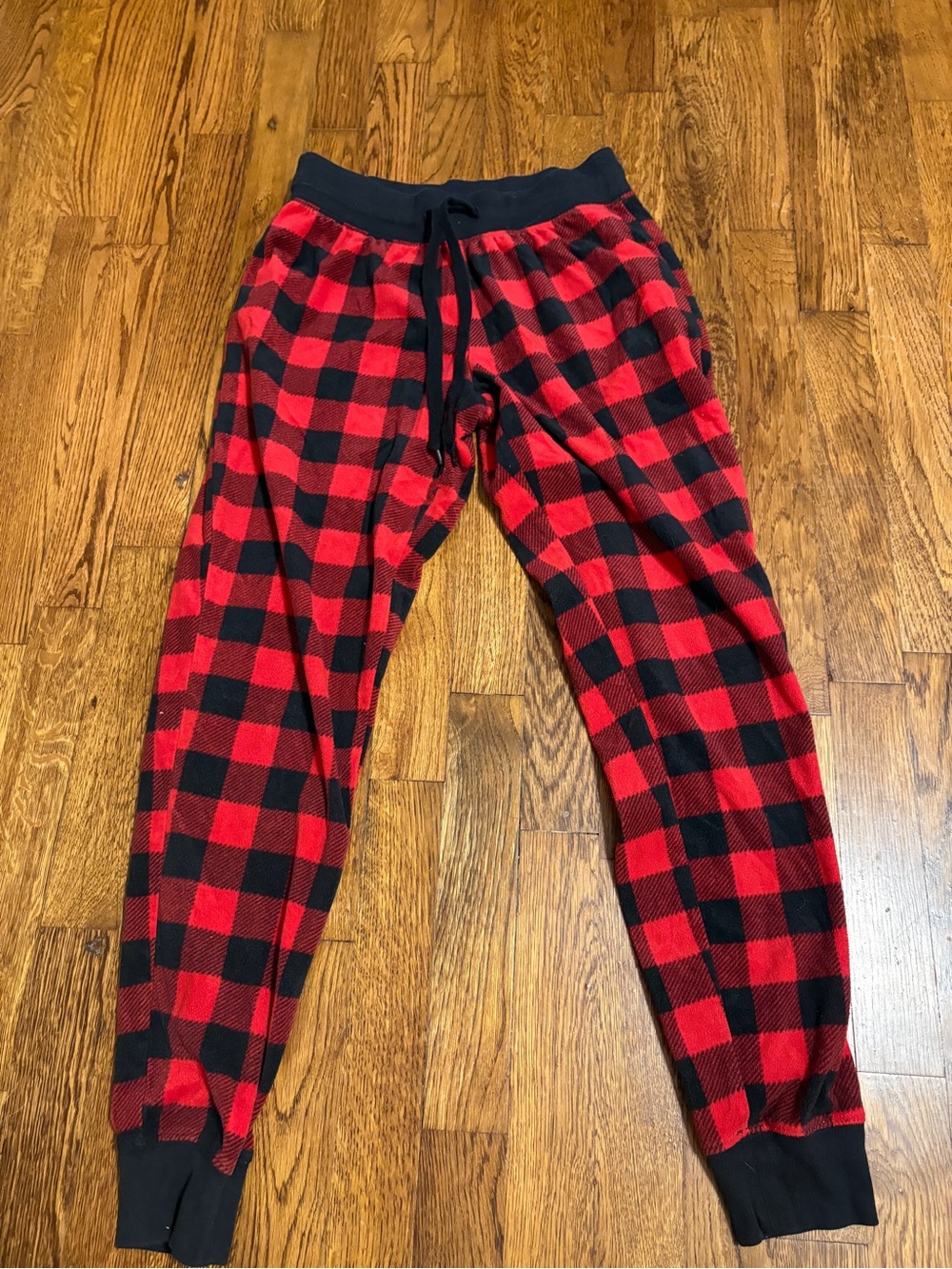 Aeropostale Red and Black Plaid Pajama Pants
